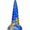 MetallicAnal Gode Unix 17 x 5.3cm Bleu-Doré